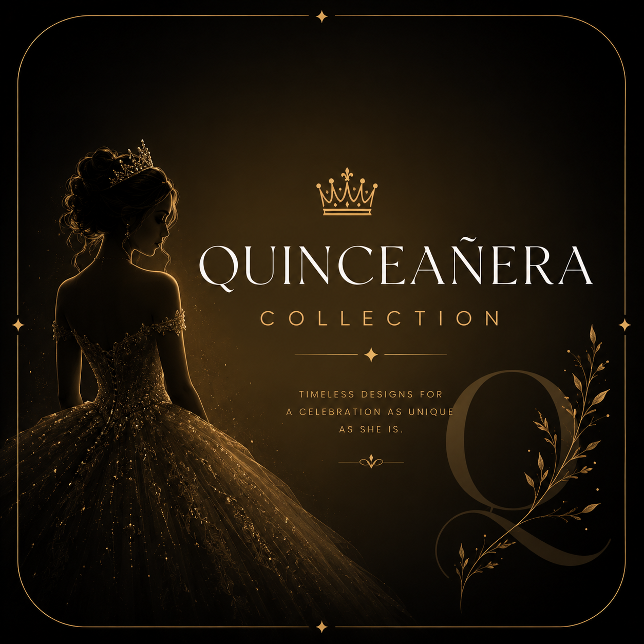 Quinceañera invitations collection — editable Canva templates by Joyva Studio