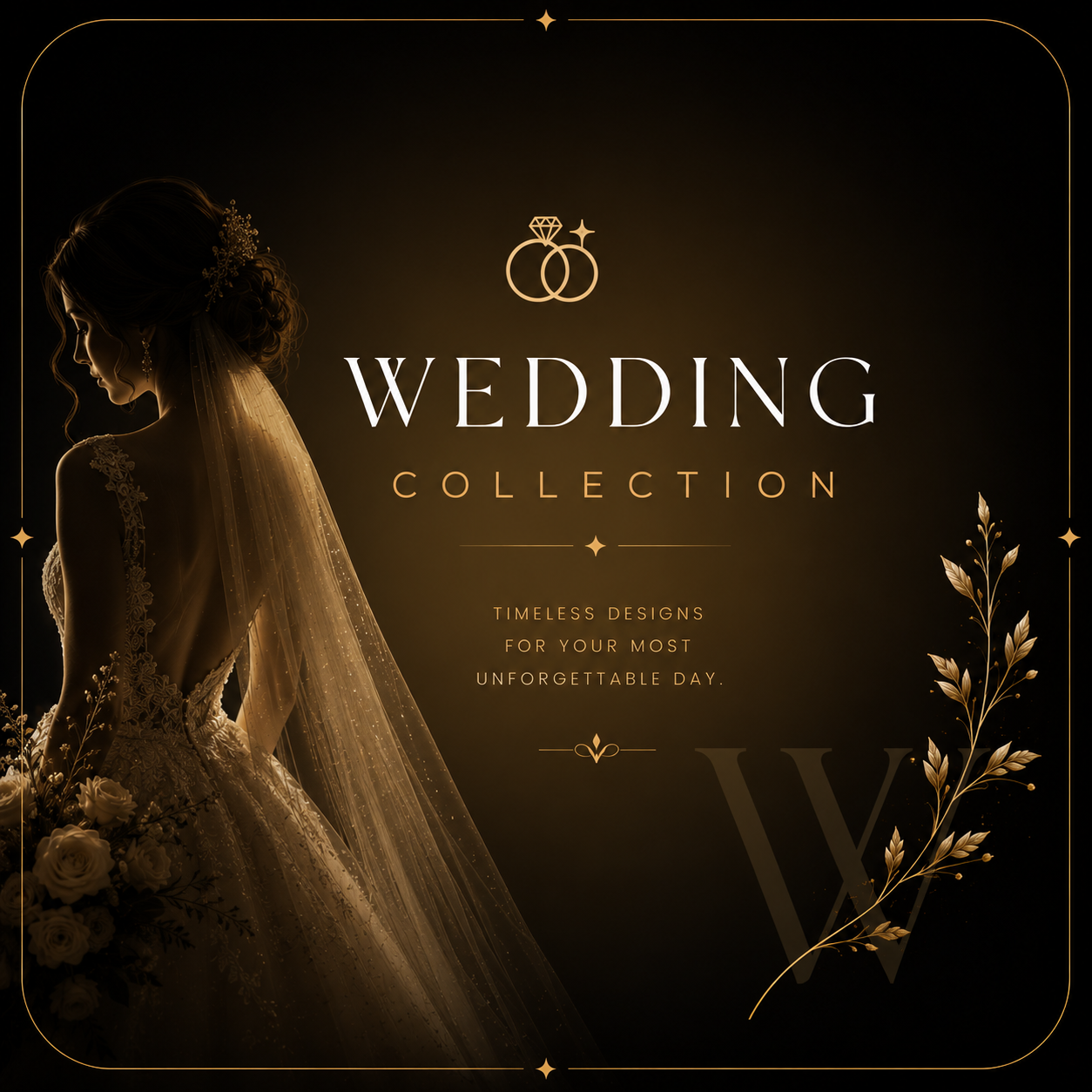 Wedding invitations collection — editable Canva templates by Joyva Studio